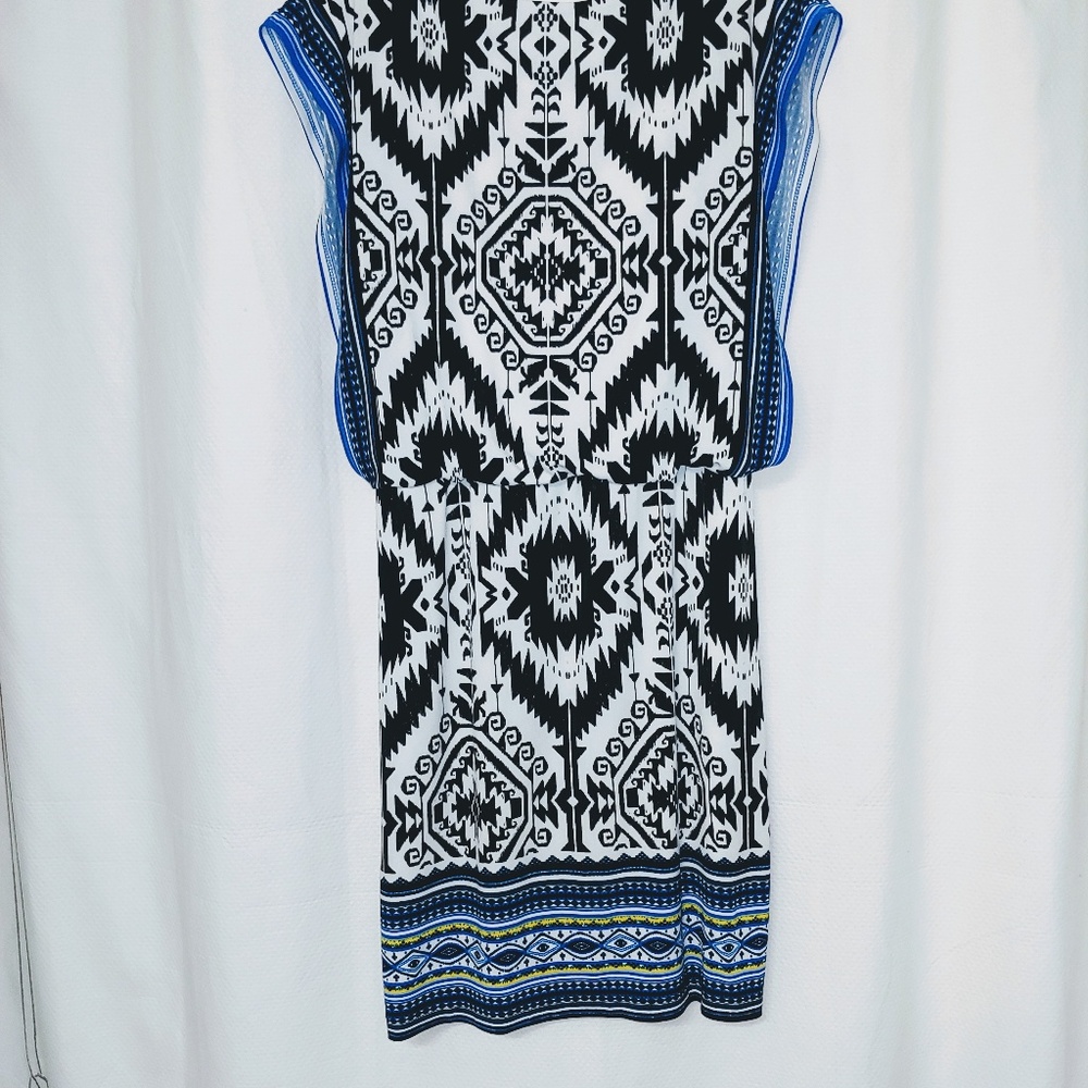 ❎SOLD❎INC Black and White Dress